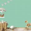 Mint and Sea Stripes Wallpaper for Living Room and Bedroom 50x1000