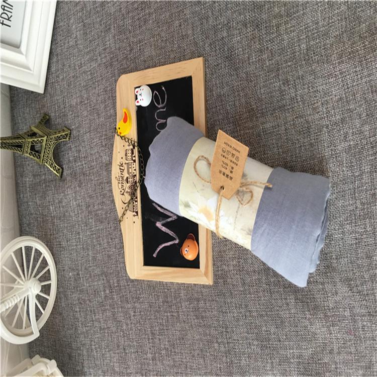 Korean Four Seasons Cotton Linen Women's Scarf: Solid Color Literary Shawl & Extra Long Beach Silk Scarf