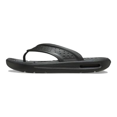 Comfortable Minimalist Fashion Anti-Friction Flip Flops Unisex Footwear Black 211101-001