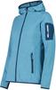 Jacket CMP Woman Fleece Jacket Fix Hood (3H19826) Jade/onyx/majolica