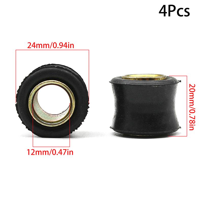 Motorcycle Scooter Rear Shock Absorber Bushing Rubber Ring Wheel Damper Bush Bushing Motorcycle Equipments Parts