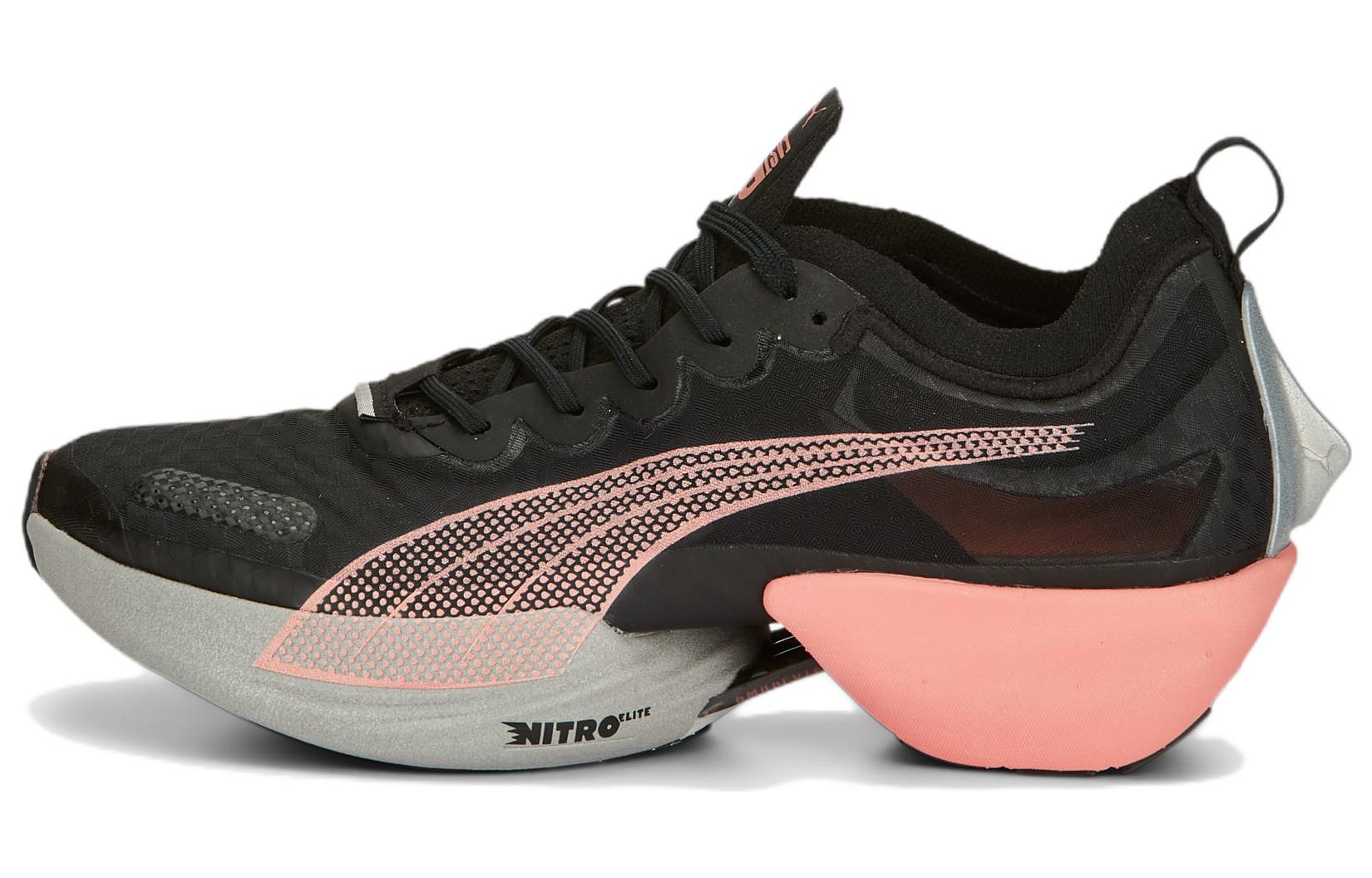 PUMA Fast R Nitro Elite Carbon  Черный Розовый Гвоздика  Женские 376900-01 37
