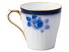 Okura Touen 100th Anniversary Blue Rose Made In Mug, Coffee/Tea, Approx. 330cc, Japan, 114c/8011-r