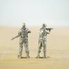 White Copper Brass Military Soldier Figurine Model Desktop Ornament Gift for Lovers of the Armed Forces
