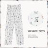 Women's Korean-Style Loose Pajama Pants - Imitation Cotton, Spring/Autumn