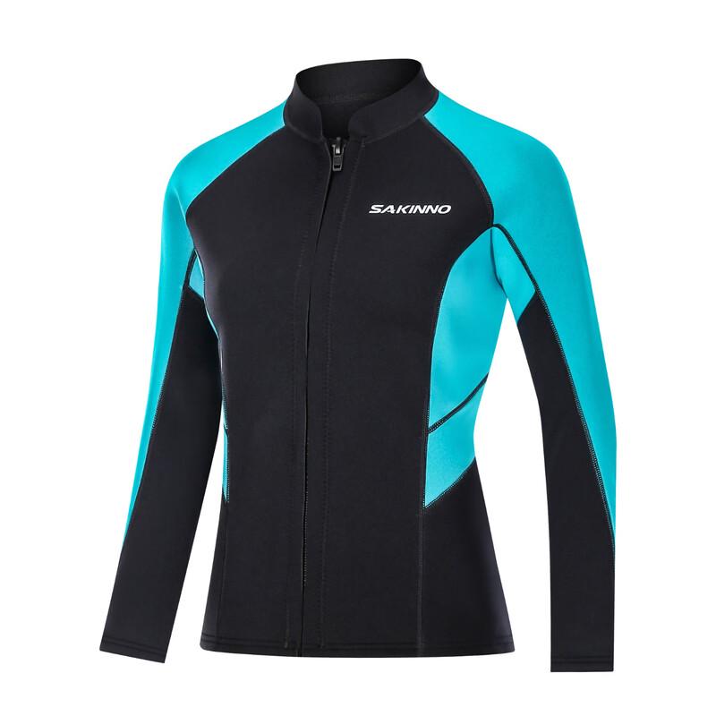 Women s 2mm Long-Sleeve Split Wetsuit Top XL