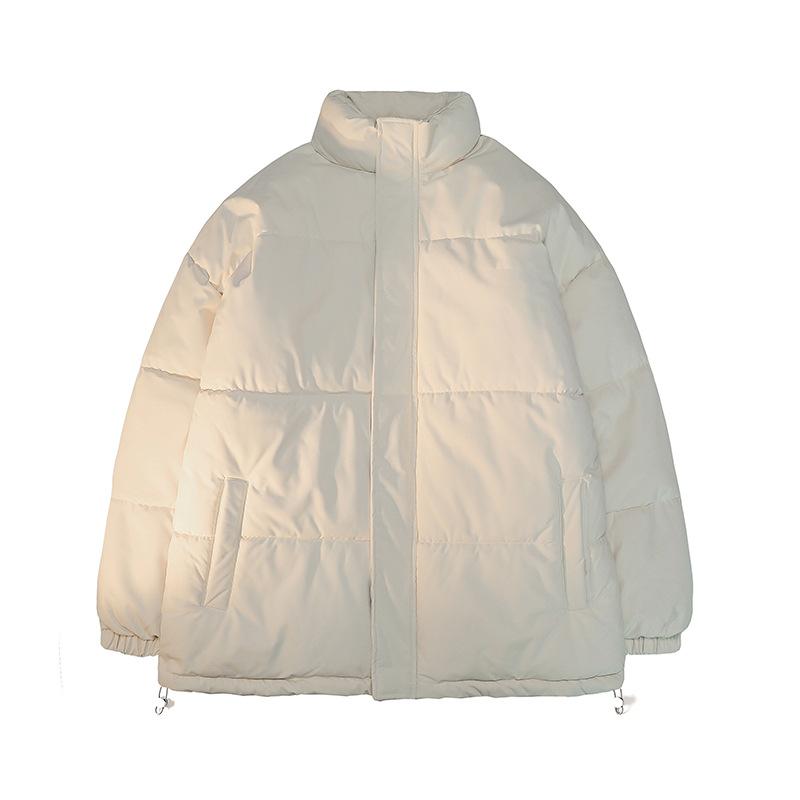 

Хлопковая куртка со стойкой, Мужское толстое хлопковое пальто, Теплая куртка-пуховик, Хлопковая куртка XXXL бежевый