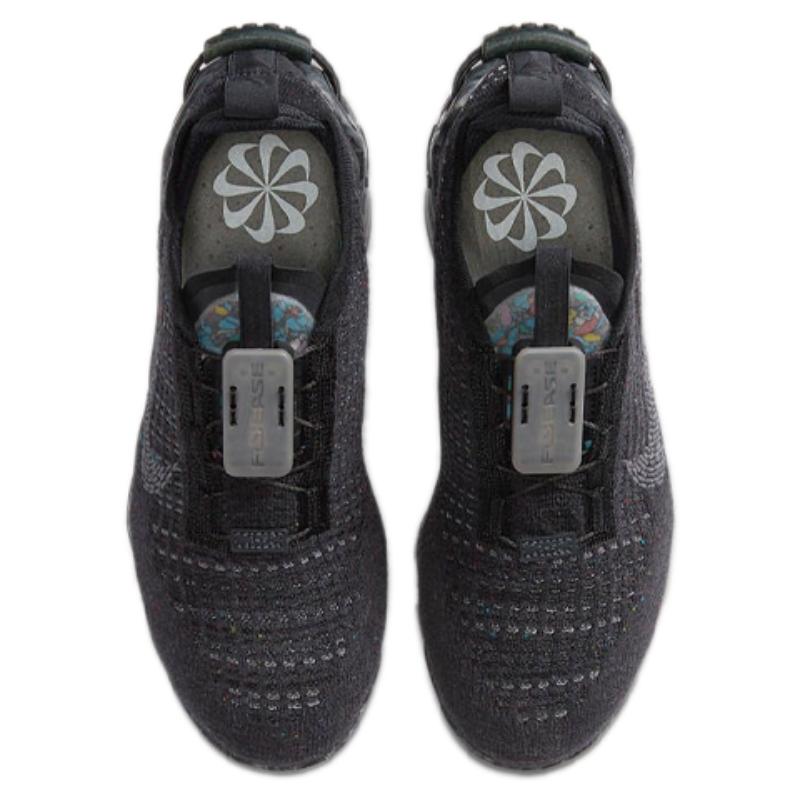 Nike Air VaporMax 2020 Flyknit Black Dark Grey Women's Running Shoes CJ6741-003