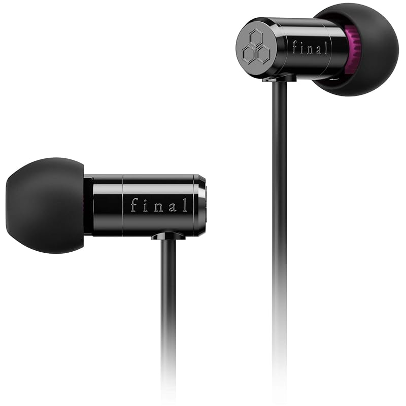 

final (final) E500 Canal type Earphones [ VR binaural ASMR 360 audio recommended] black