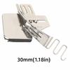 3pcs Lockstitch Machine Accessories 30mm Angle Binder 32mm 24mm Bias Folder Iron Industrial 4 Fold Bias Folder Industrial Sewing