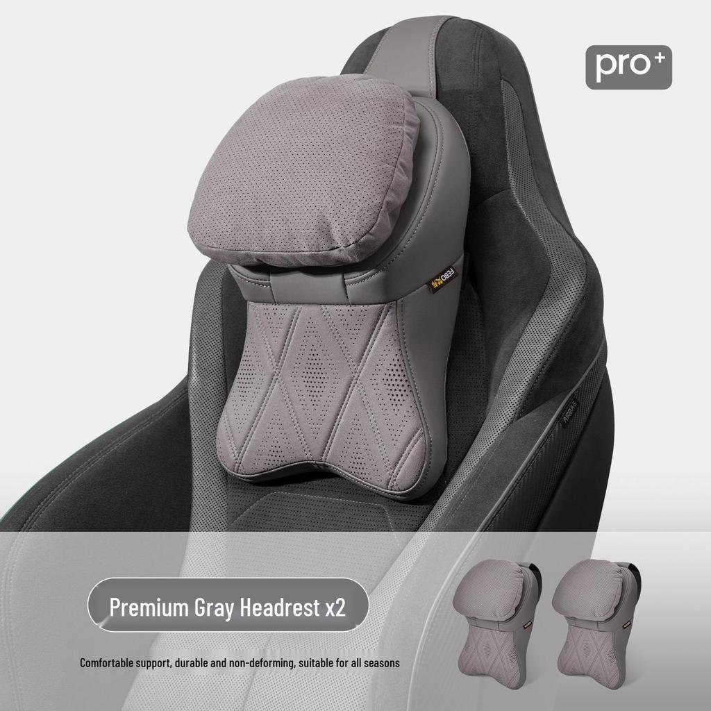 New Year Car Headrest: Aviation-Grade Neck Support Pillow & Memory Foam Backrest for Mercedes-Benz & BMW