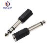 6.35mm Female Plug to 3.5mm Male 2Pole 3 Pole Connector Headphone Amplifier Audio Adapter Microphone AUX 6.3 3.5 mm Converter