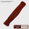 100Pcs Chenille Stems Toys Diy Strips Twist Bar Anvil Wire Craft Pipe Creative Hobby Children Plush Stick Chenille Sticks