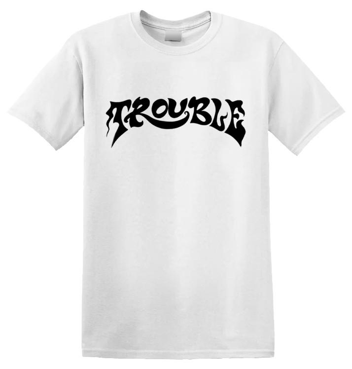 TROUBLE - Logo 2 T-Shirt (White) XXXXL