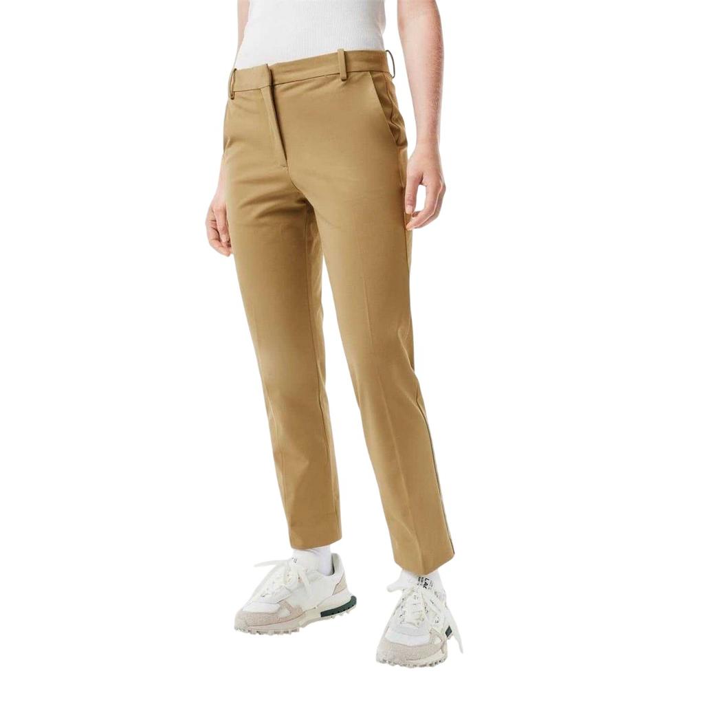 Lacoste Womens/Ladies Cotton Blend Regular Chinos