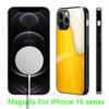 Creative Cold Beer Phone Case For iPhone 16 15 14 13 12 11 Pro Max Plus Mini Magnetic Magsafe Wireless Charging Cover