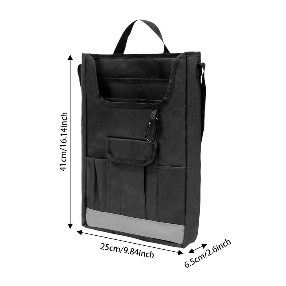 Car Seat Organizer Backseat Behind Seat Car Organizer Bag Waterproof Organization And Storage Kick Mats Protector Tablet Holder