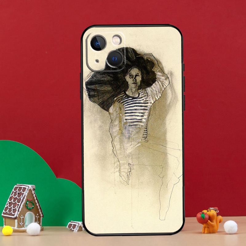 Egon Schiele Phone Case For iPhone 15 13 11 12 14 Pro Max XS Plus X XR 12 13 Mini Soft Cover