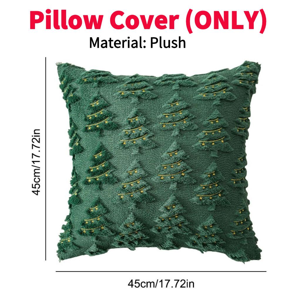 Ghost Pumpkin Pillow Covers 45X45MM Soft Plush Faux Pillow Cover Halloween Decor For Sofa Couch Bed Living Room Easy To Clean