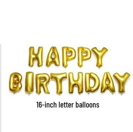 Set di Palloncini in Foglio di Alluminio Buon Compleanno