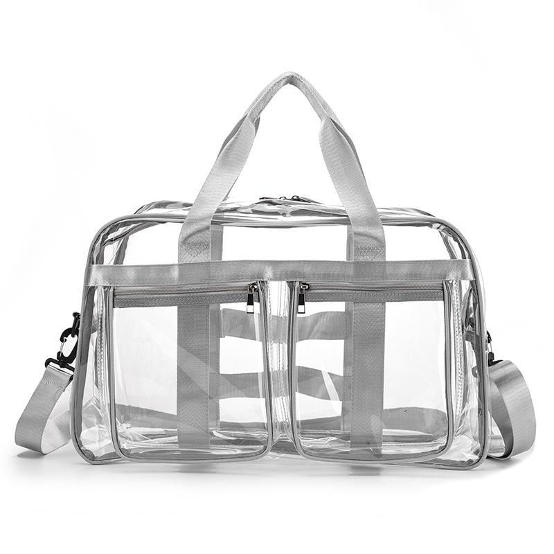 Fashion All Clear PVC Backpack Waterproof Transparent Travel Backpack Large Capacity Casual Bag for Men Women Student School Bag