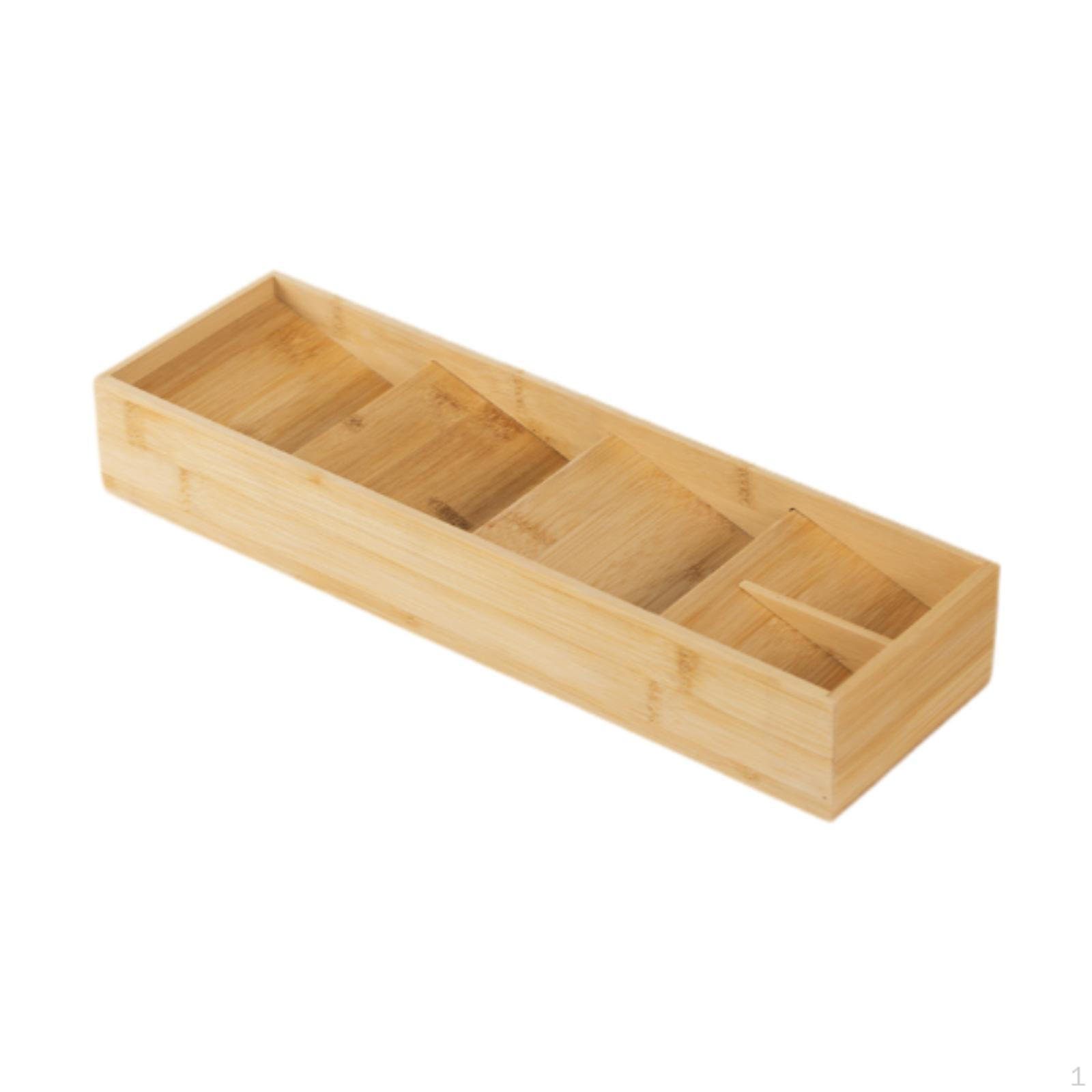 

Бамбуковый ящик для хранения ножей и вилок single