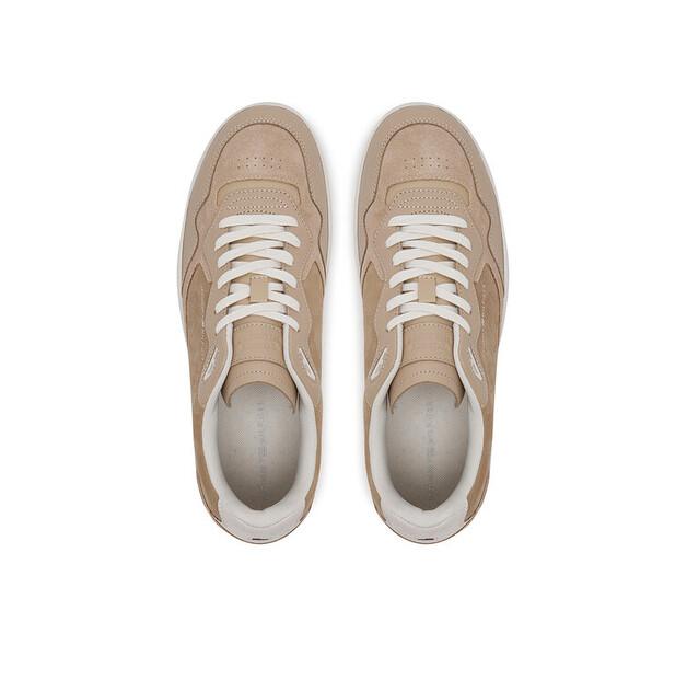 Мужские кроссовки Tommy Hilfiger Th basket better premium mix fm0fm05417 бежевые