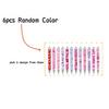 1/6/12pcs Valentine's Day Ballpoint Pens Gifts Lover Pens Set Sweet Holiday Retractable Smooth Writing Black Ink
