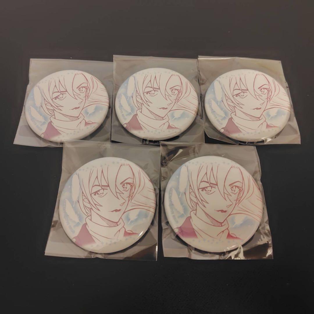 [USED] Detective Conan Chihaya Hagiwara Conan Official App Bonus Kanagawa Series 5-Piece Can Badge