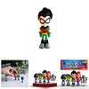 Vibrant Teen Titans Go Figure Set Featuring Robin Raven Beast Boy Starfire Collectibles