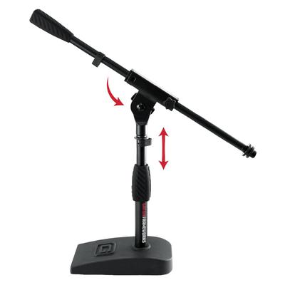 Suporte de Microfone GATOR Frameworks Tipo Boom Curto para Baixo GFW-MIC-0821, (para bateria/amplificador, etc.)