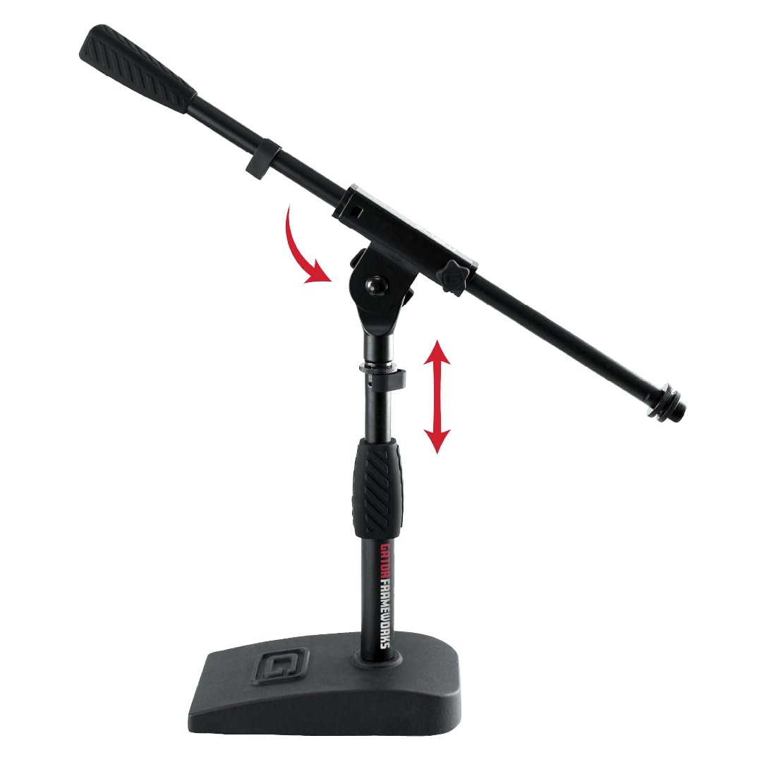 

GATOR Frameworks Gator Frameworks Microphone Stand Short Boom Type GFW-MIC-0821 (for bass drums/amplifiers, etc.) [Official Japanese Product]
