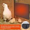 160W Termostatyczny Ogrzewacz Kurnika Panel Grzewczy dla Drobiu Regulowana Temperatura 0-99℃ Łatwy w Użyciu Duża Zastosowalność