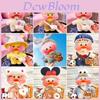 Adorável Brinquedo de Pelúcia Fantasia de Pato Amarelo Lalafanfan Cafe Mimi de 30cm Para Decoração de Casa