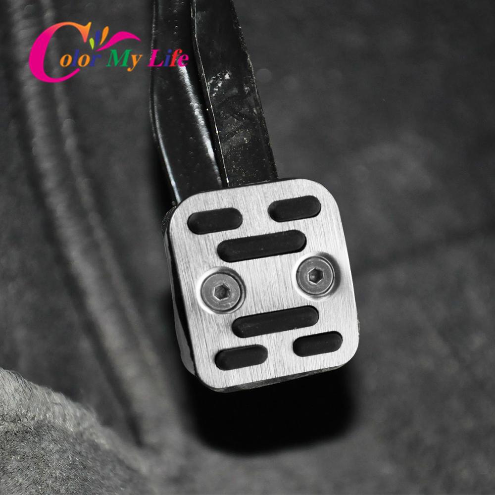 Color My Life Car Pedals for Nissan X-trail T32 2014 - 2022 Gas Brake Dead Pedal Protection Pad Cover for Xtrail