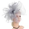 Fashion European and American Party Banquet Top Hat Mesh Cover Ball Headgear Boutique Hair Accessories Veil Wholesale