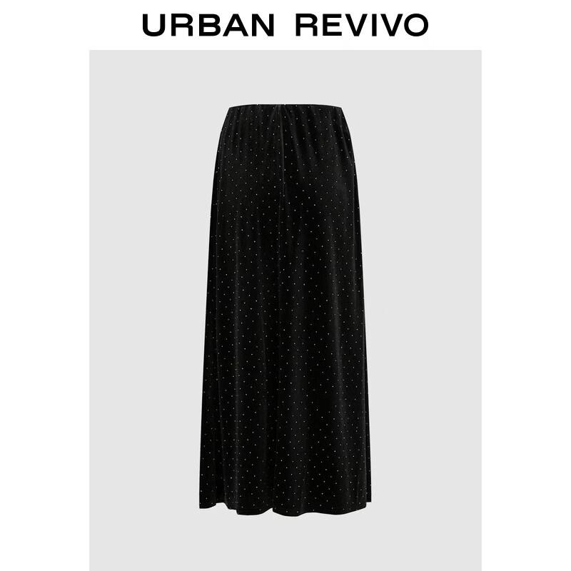 UR Women s Sequin High-Waist A-Line Skirt S