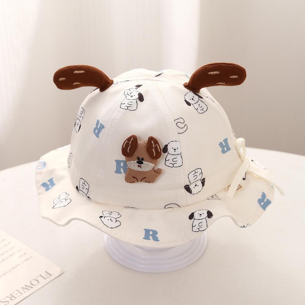 Infant & Toddler Cartoon Sun Hat - Adjustable Thin Style for Spring, Summer & Autumn