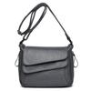 Stylish Women's Casual Shoulderbag Soft Pu Leather Handbag With Adjustable Strap