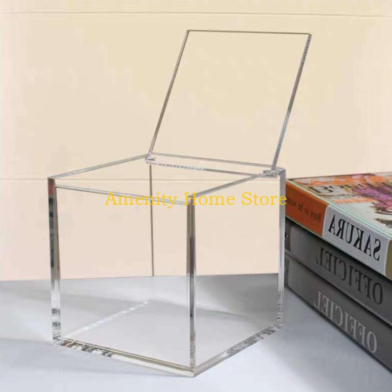 F26C Household Coffee Capsules Accessories Home Office Supplies Clear Acrylic Coffee Pod Dispenser Capsule Coffee Storage Box