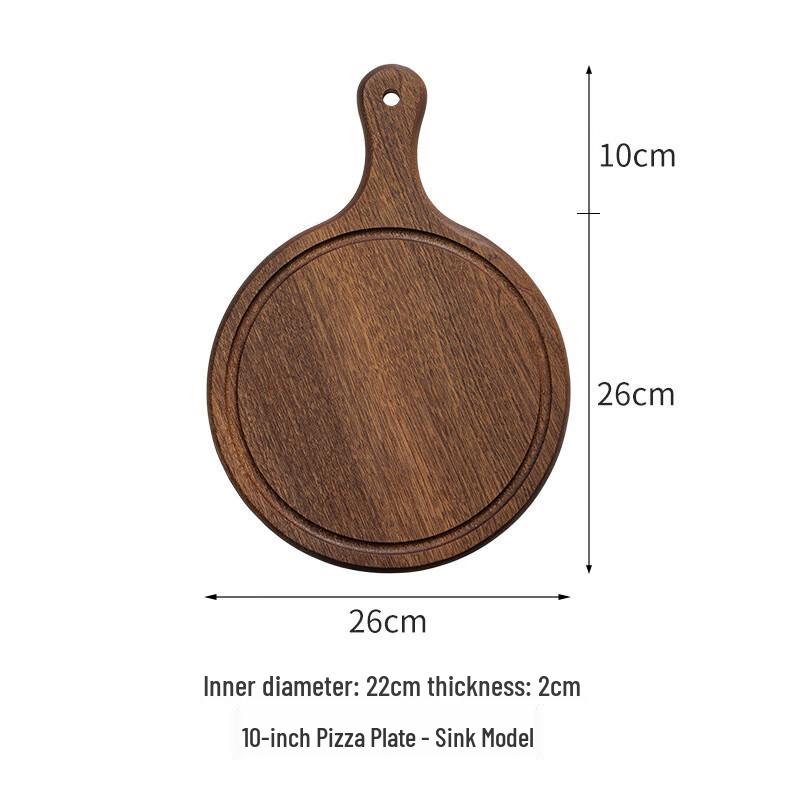 ZISIZ Obstholz Pizza- & Schneidebrett