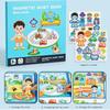 Toys Early Childhood Education Wooden Girl And Boy Magnetic Dress-up Life Quiet Book Toddlers Montessori Toy Busy Book Education