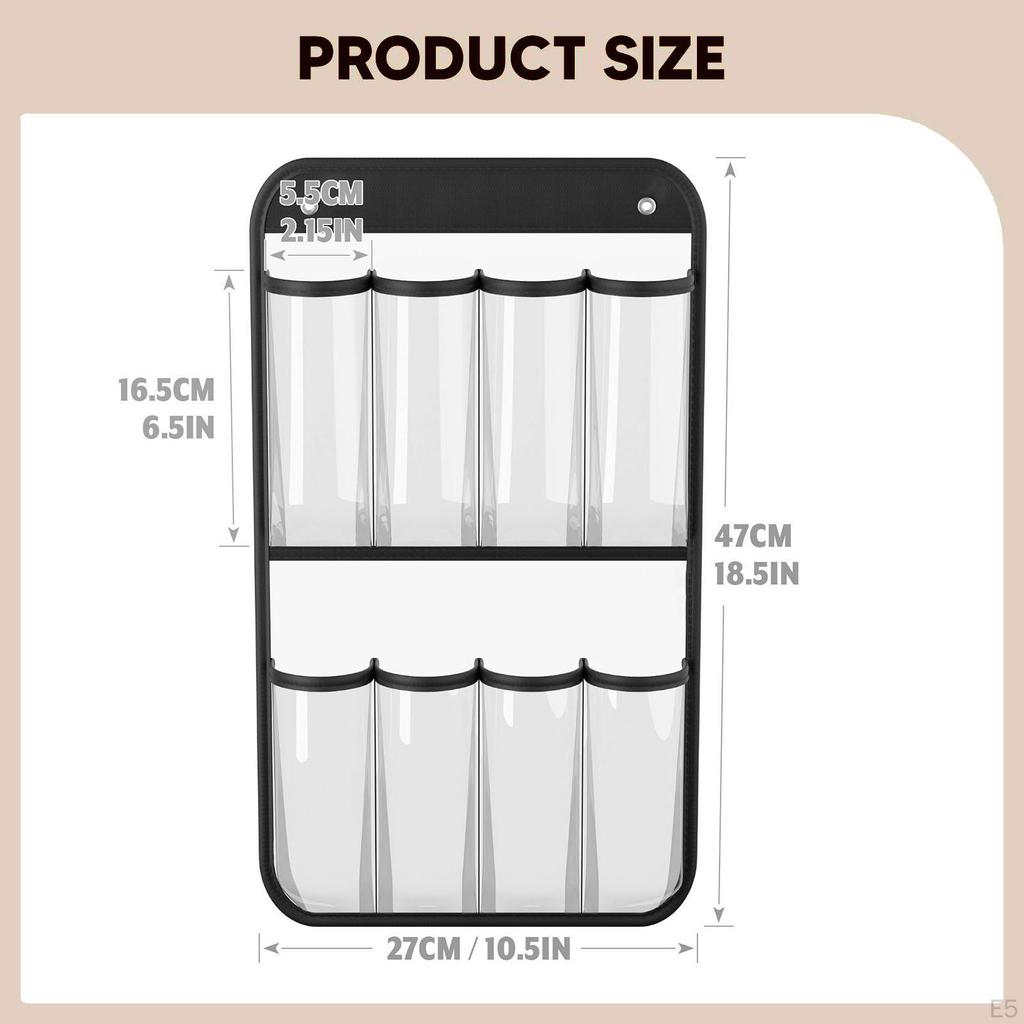 Utensils Holder Wall Hanging Organizer, Space Saving Multipurpose Over The Door Bag Storage