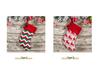 Knitted Wool Christmas Stocking - Tree Ornaments & Gift Bags for Children's Holiday Gifts & Candy