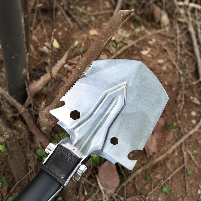 Outdoor Multi-functional Military Shovel Portable Lightweight Stainless Steel Digging Spade for Camping Hiking Backpacking