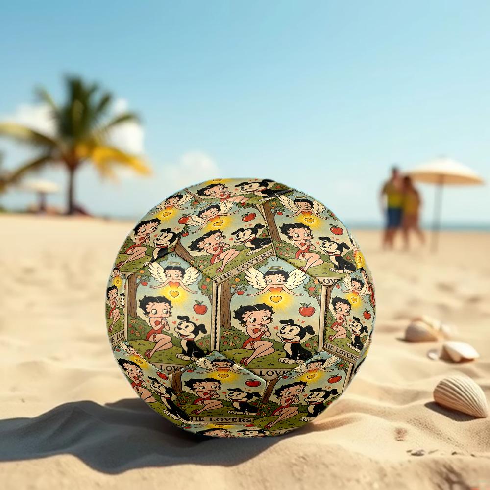 Sexy Doll Print Size 5 Soccer Ball, Standard Match Football for Sports Game and Team Practice, Ideal Gift for Soccer Fans