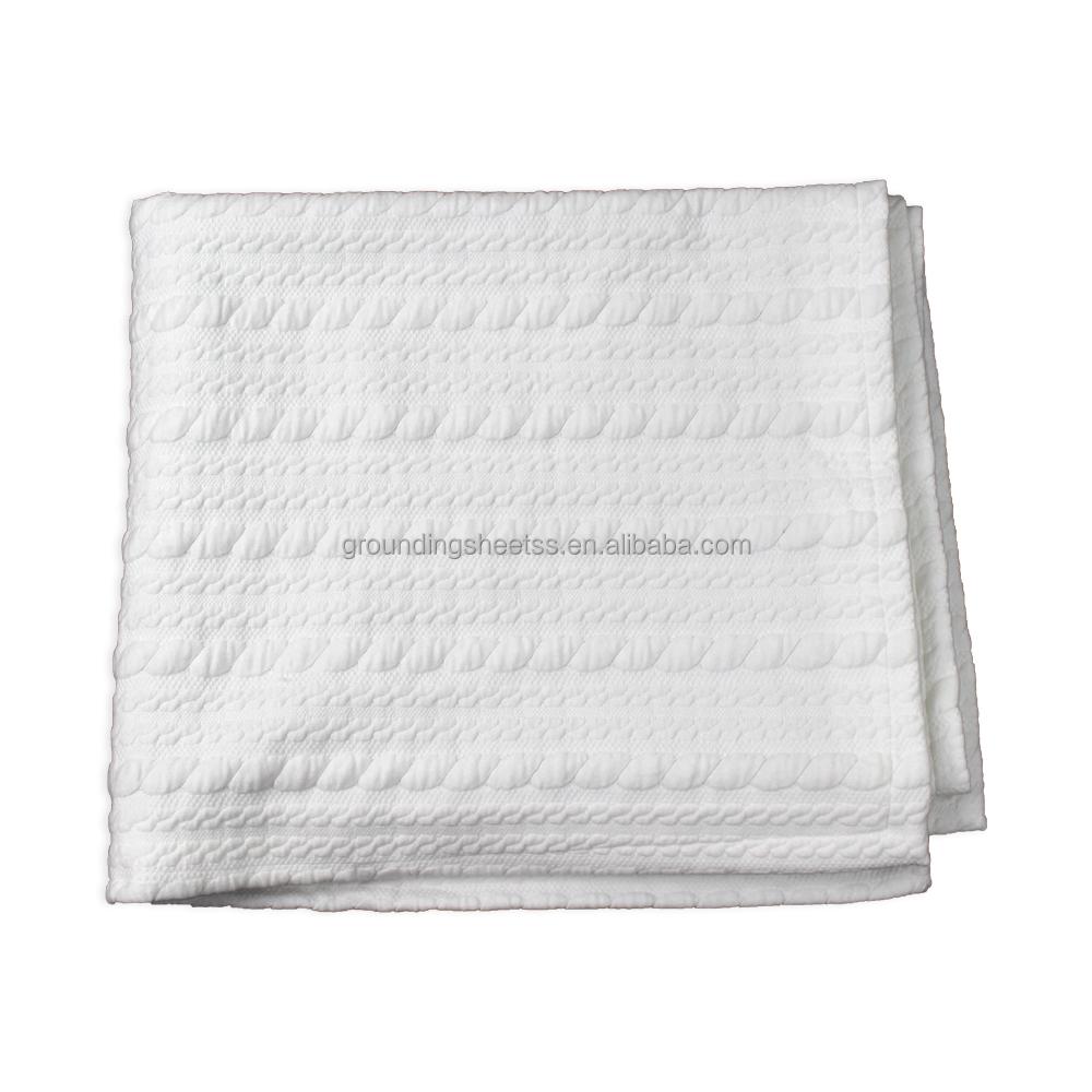 100% Silver Fiber RFID Shielding Blanket Anti-Radiation Woven Summer Blanket
