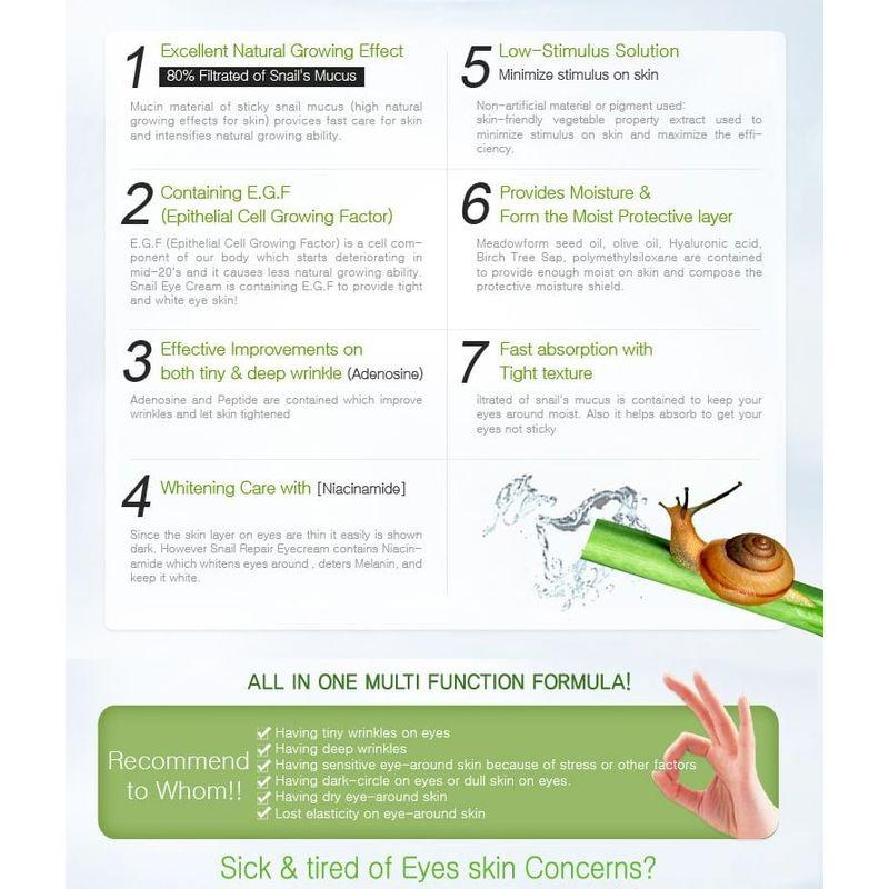 Mizon Snail Repair Eye Cream Tube 15ml