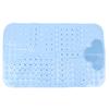 Bath Mat Non Slip Bathtub Mat PVC Thickened Shower Mat with Strong Suction Cup for Bathroom Floor Blue