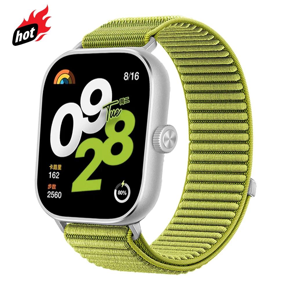 Bracelet en nylon pour Redmi Watch 5 4 Sports Bracelet de remplacement élastique Bracelet de poignet Correa pour Xiaomi Mi Band 8 Pro/9 Pro Accessoires